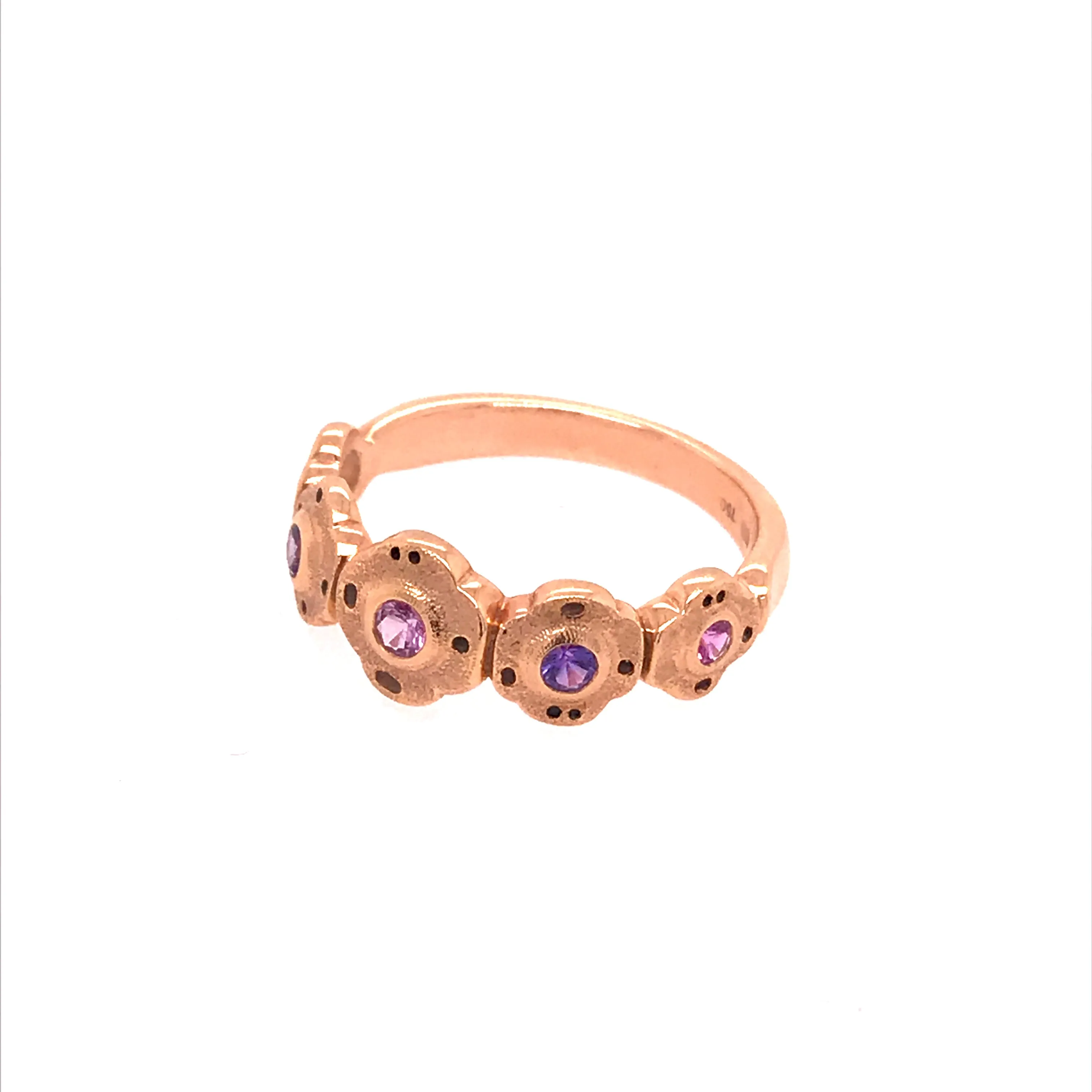 18kt Rose Gold 'Flora' Ring