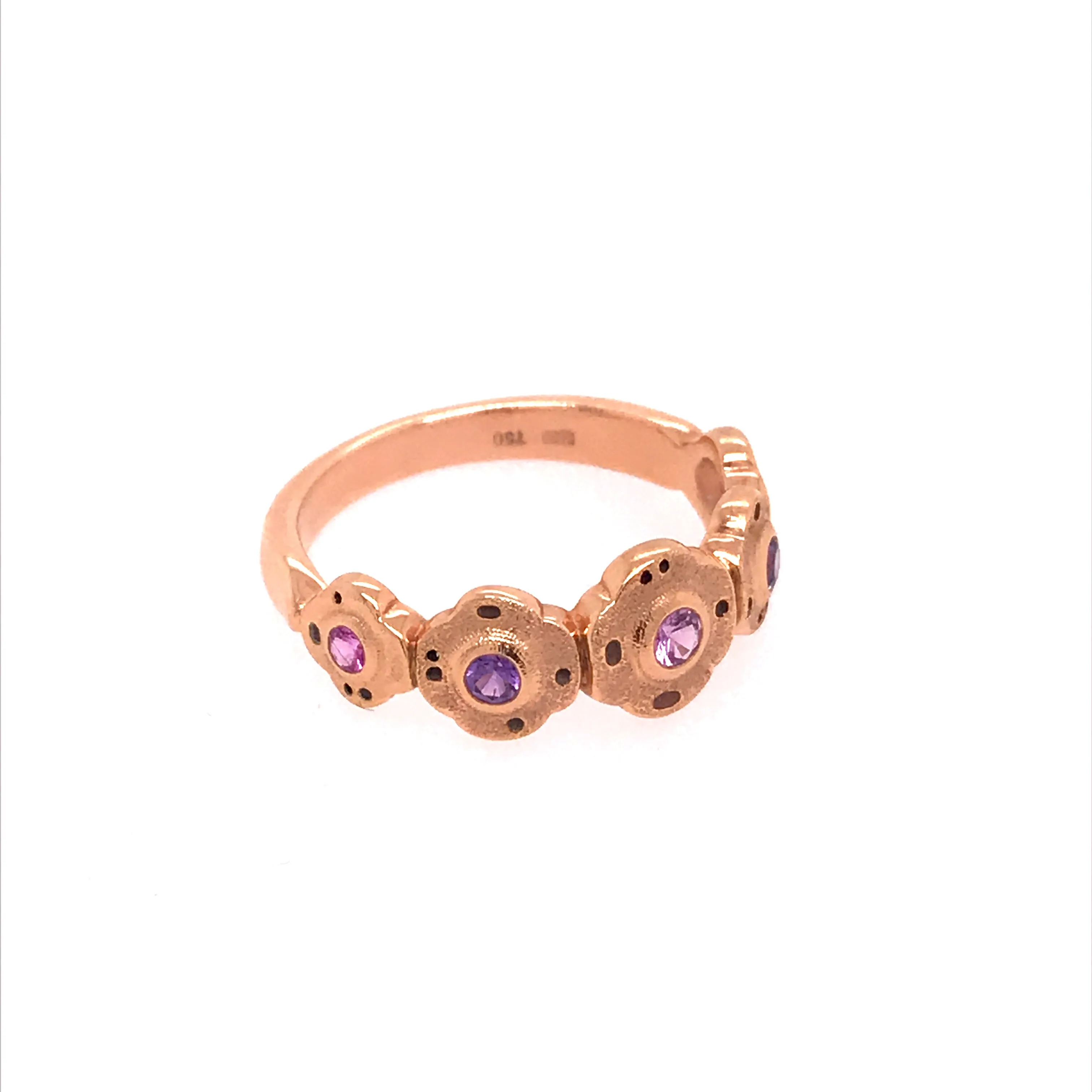 18kt Rose Gold 'Flora' Ring