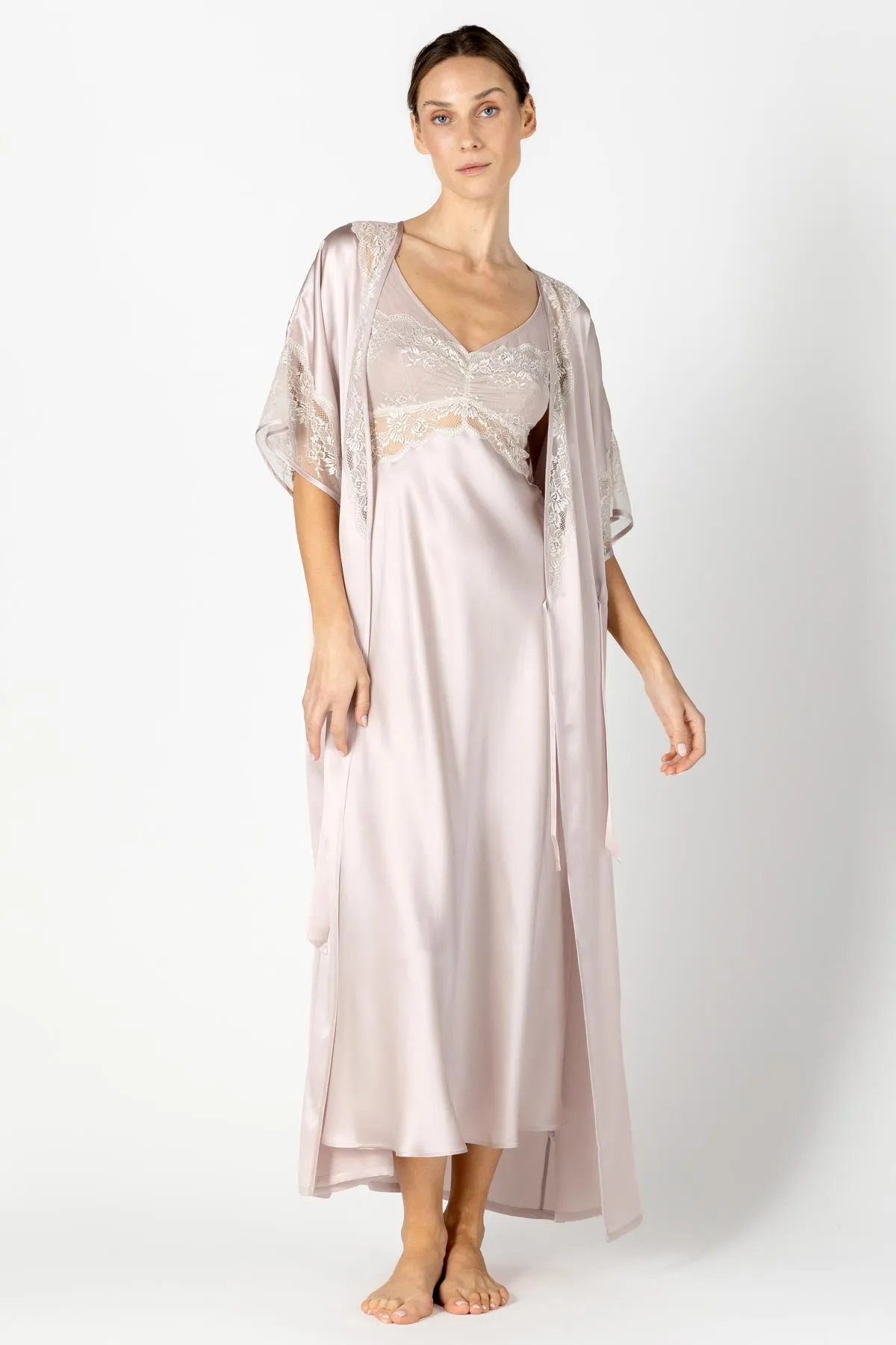 Agatha Nostalgia BS Long Silk Gown