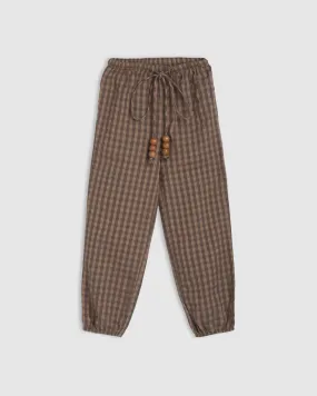 Alex & Ant Emma Pant Coffee Gingham