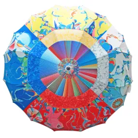 Alex Janvier Morning Star Artist Full Panel Umbrella