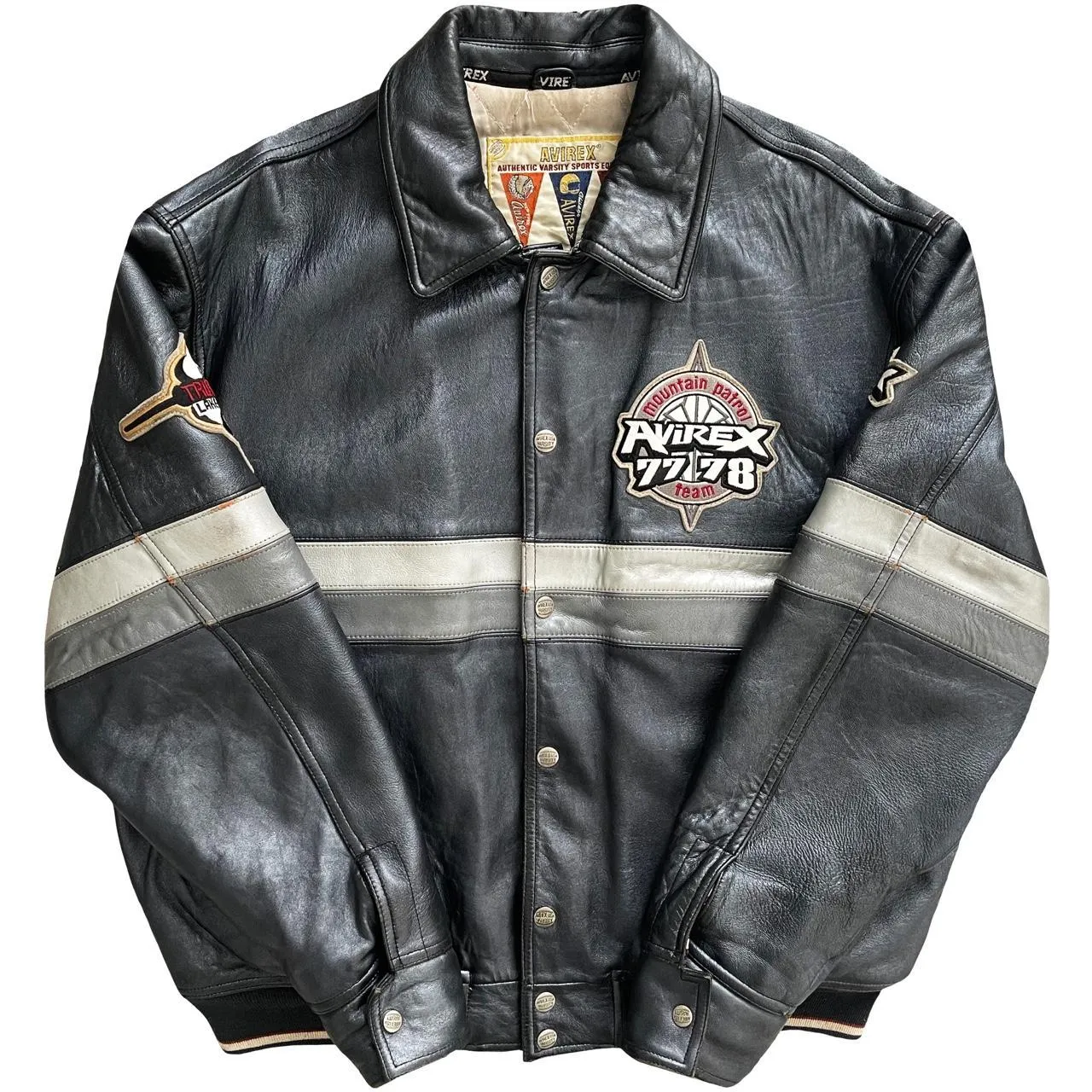 Avirex Leather Varsity Jacket