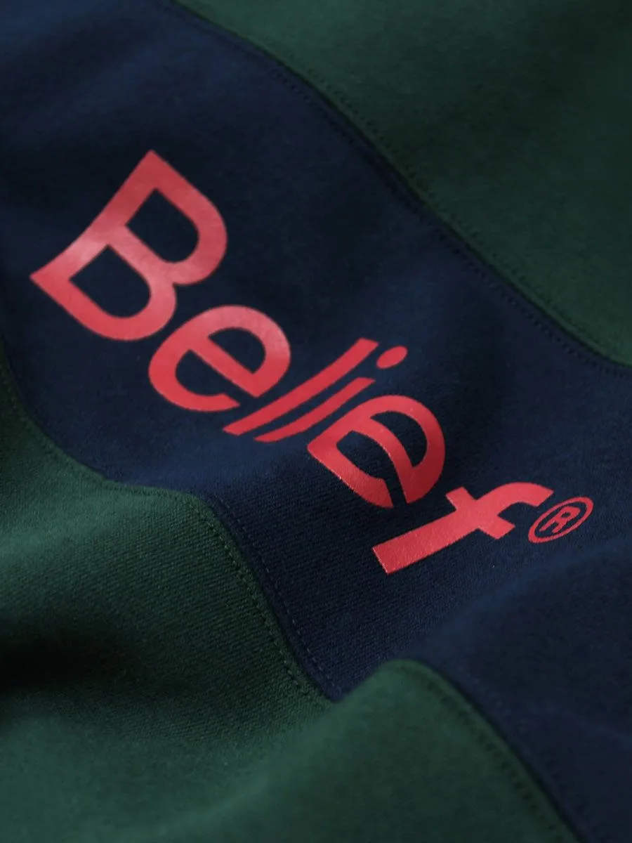 Belief Academic Premium Pullover Hoody - Park Green