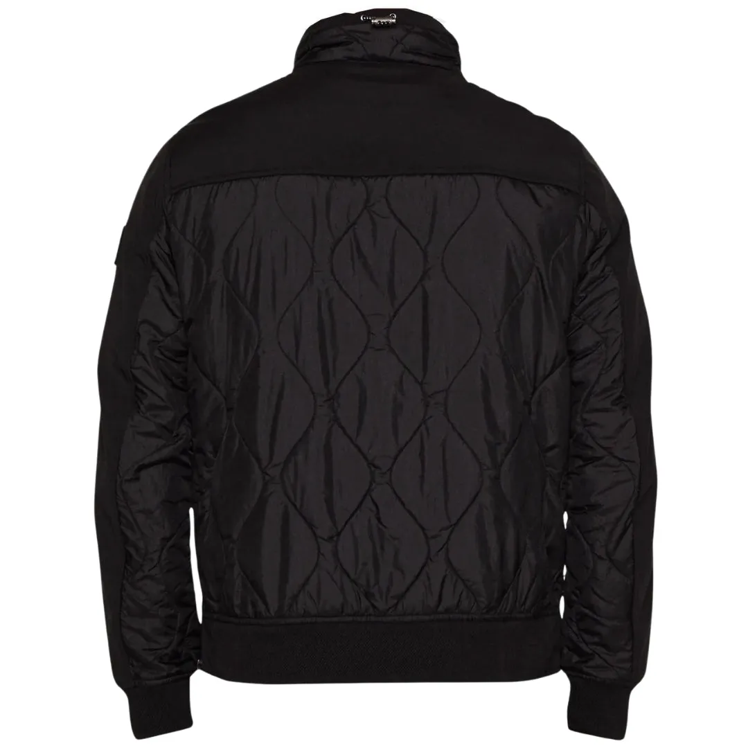 Belstaff Area Black Quarter Zip Pull Over Jacket