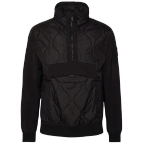 Belstaff Area Black Quarter Zip Pull Over Jacket