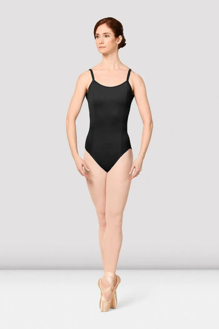 Bloch Gather Wrap  Mesh Adult Cami Leotard