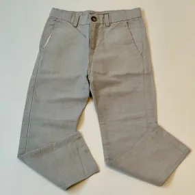 Bonpont Grey Linen Trousers: 4 Years & 8 Years