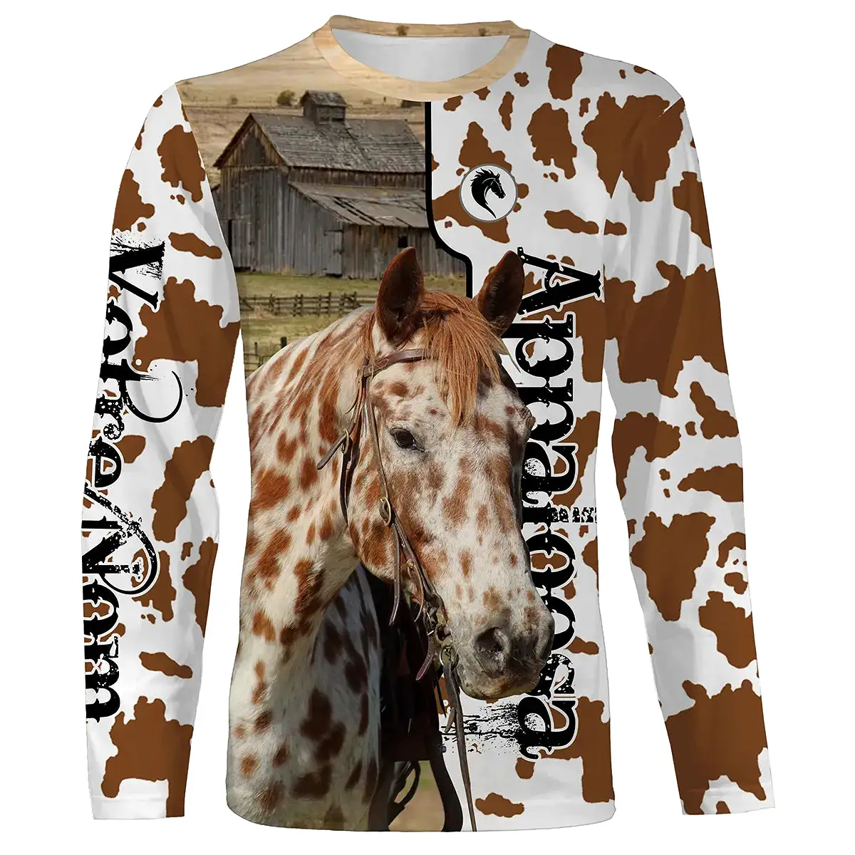 Cheval Appaloosa, Chevaux de Selle, Amoureux des Chevaux, Chevaux Passion, 3D All-Over Tee Shirt - CTS09052230