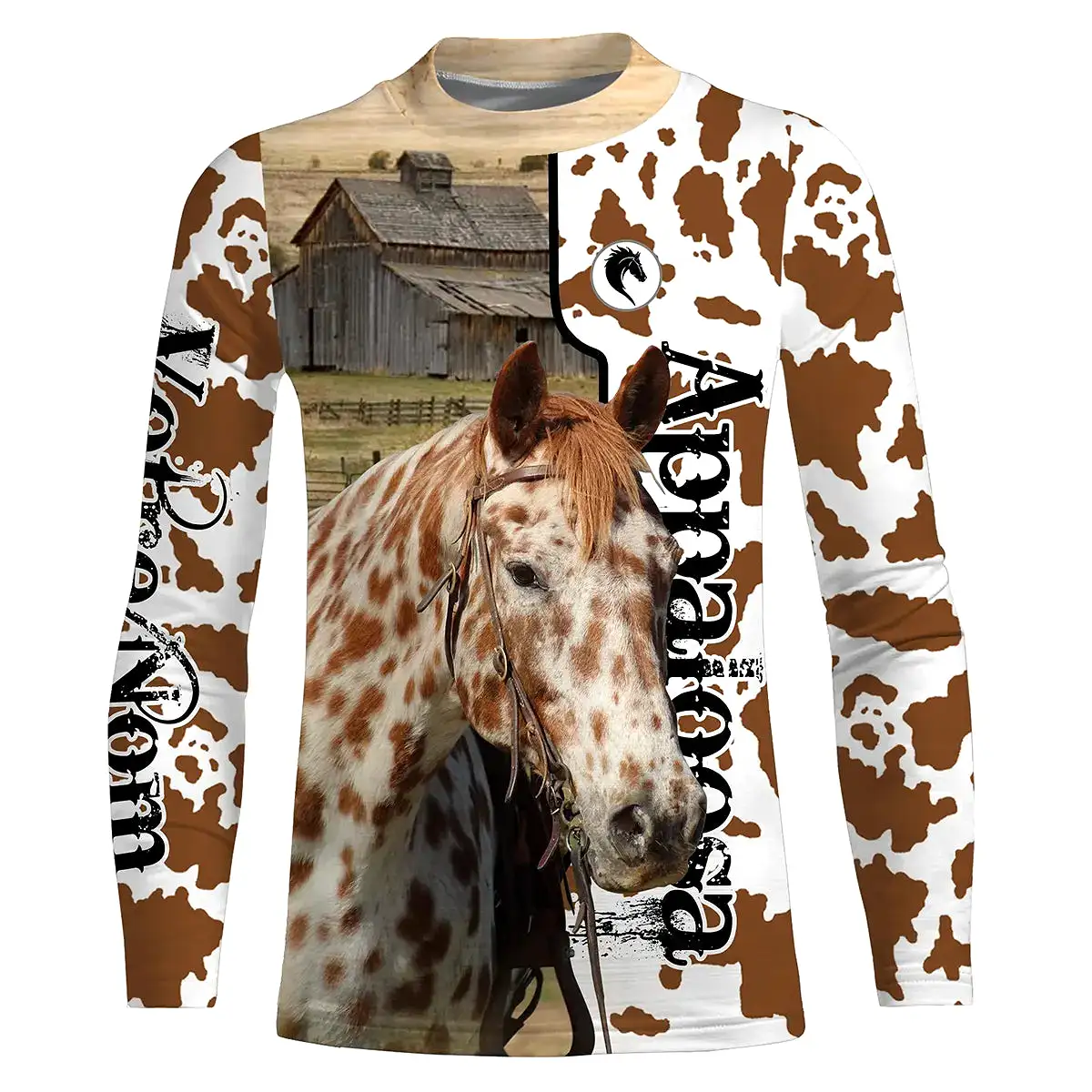 Cheval Appaloosa, Chevaux de Selle, Amoureux des Chevaux, Chevaux Passion, 3D All-Over Tee Shirt - CTS09052230