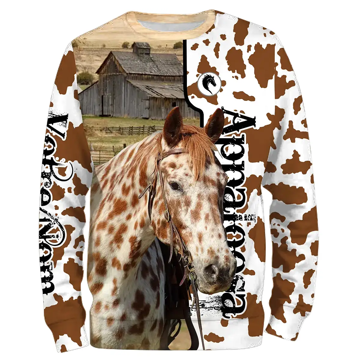 Cheval Appaloosa, Chevaux de Selle, Amoureux des Chevaux, Chevaux Passion, 3D All-Over Tee Shirt - CTS09052230