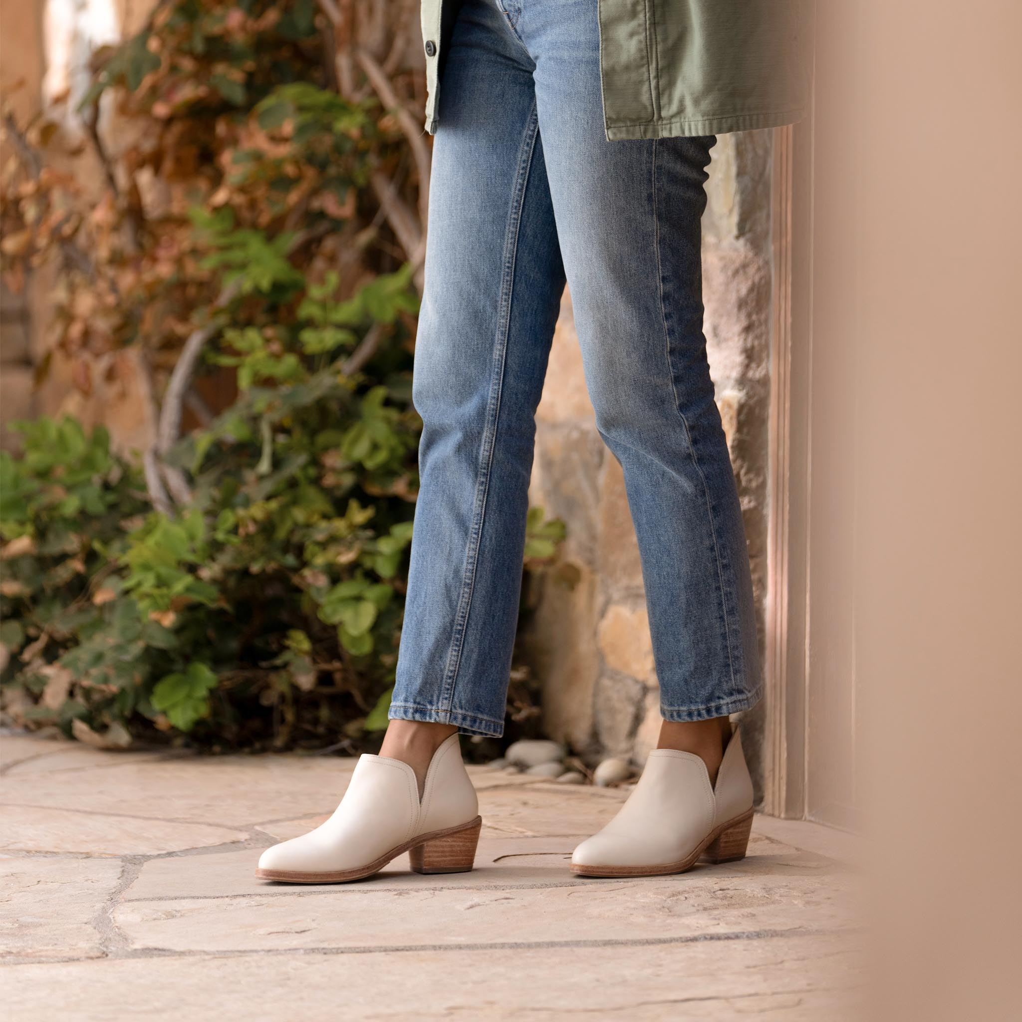 Classic Ankle Bootie Bone