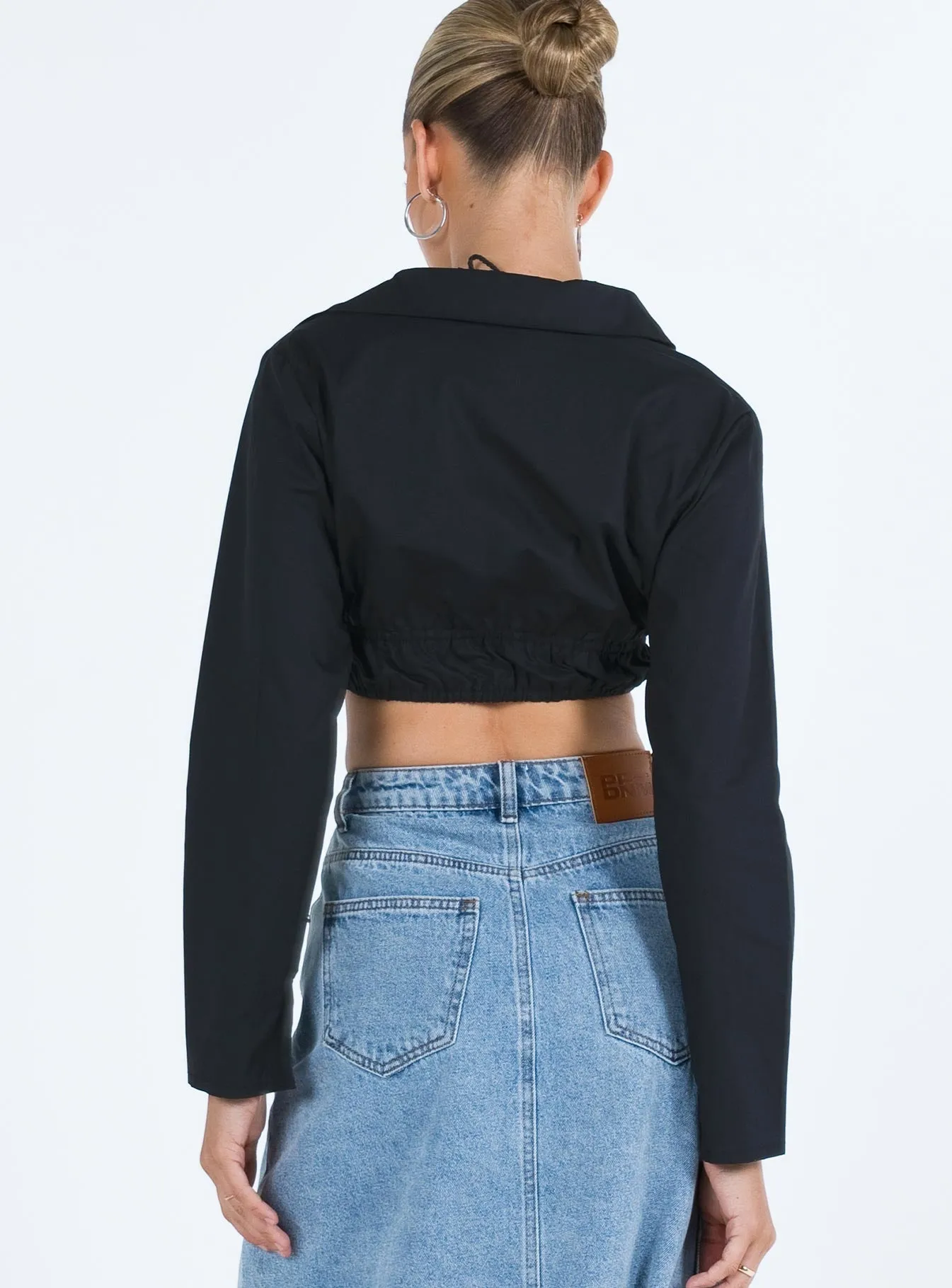 Corio Long Sleeve Top Black