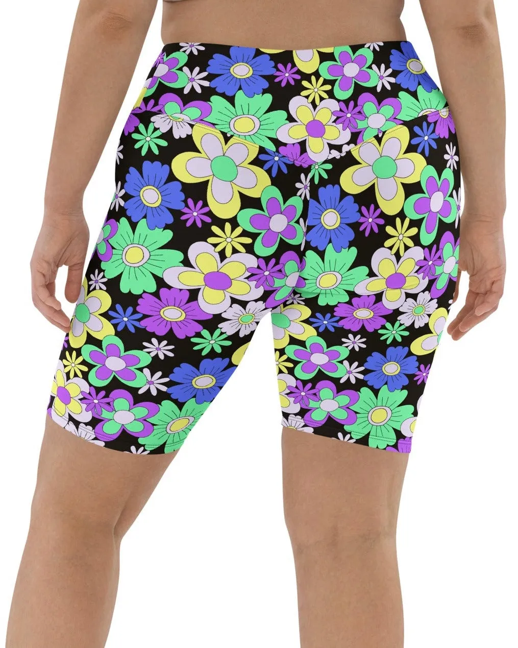 Crazy Daisy Biker Shorts