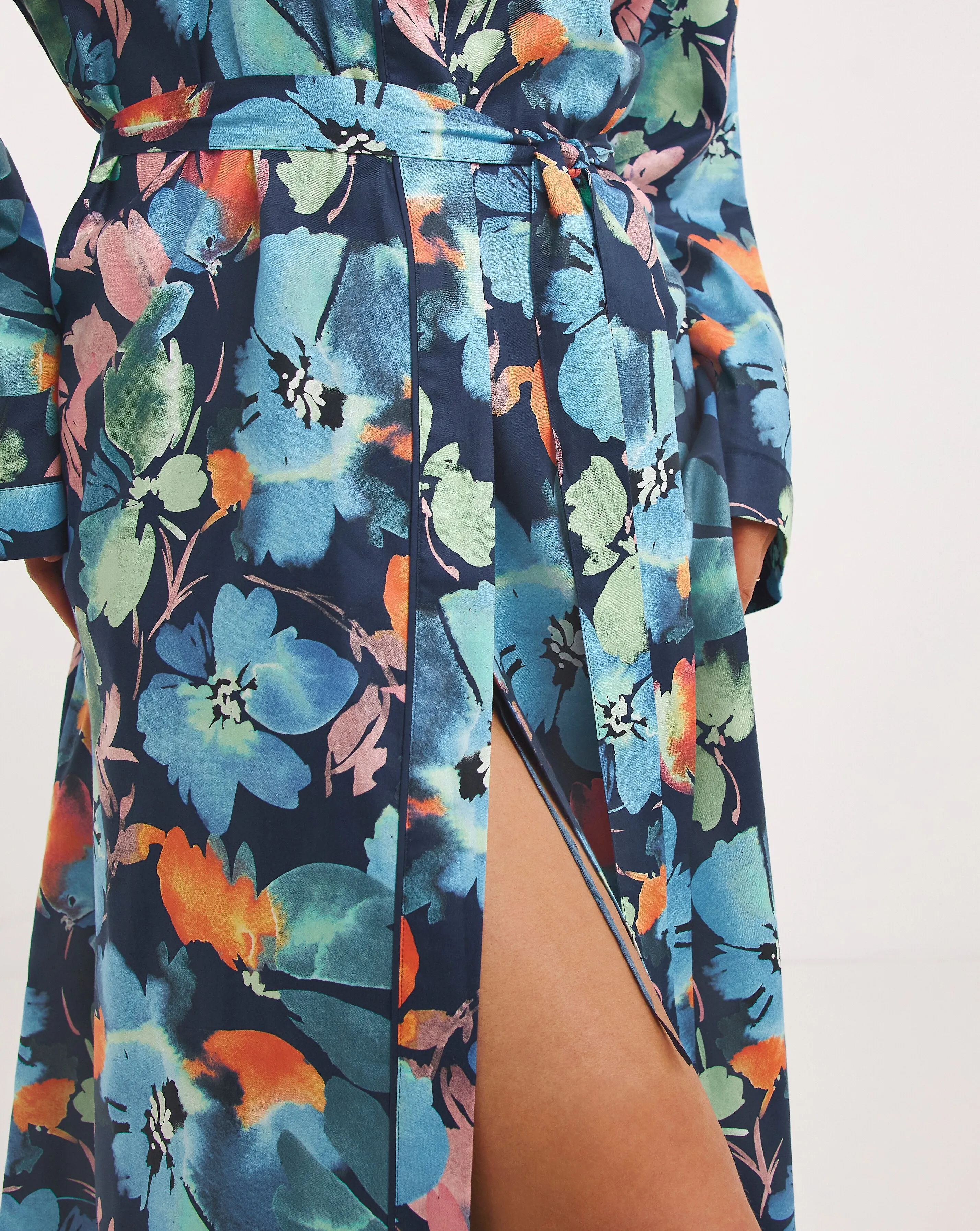 Cyberjammies Floral Print Long Dressing Gown | Simply Be