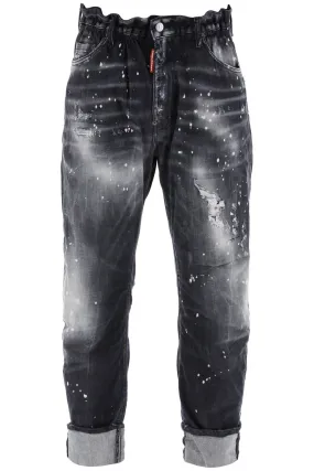 DSQUARED2 Men's Multicolor Distressed Denim Pants for SS24