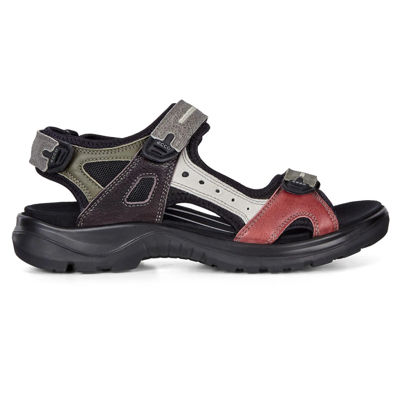 Ecco Womens Offroad Sandal- Multicolor Marsala