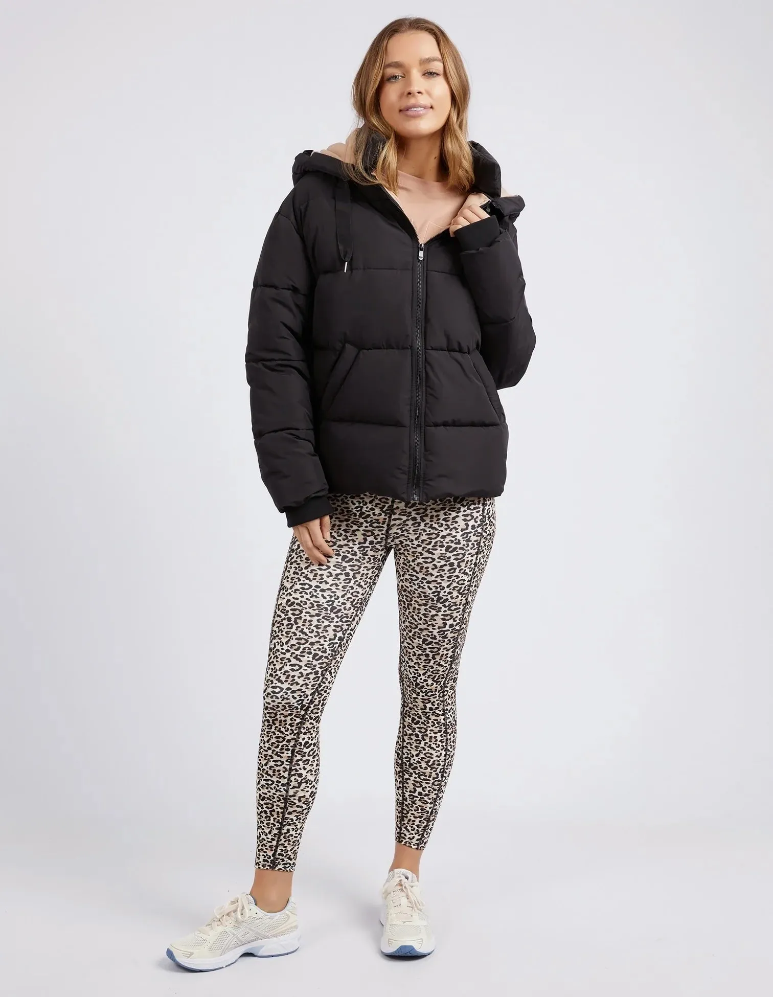 Foxwood Sporty Puffa - Black