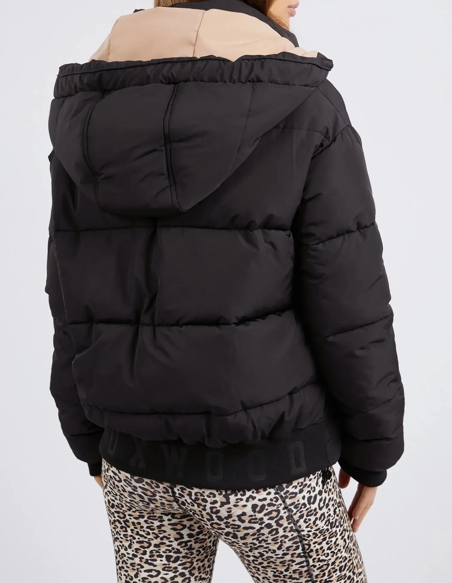 Foxwood Sporty Puffa - Black