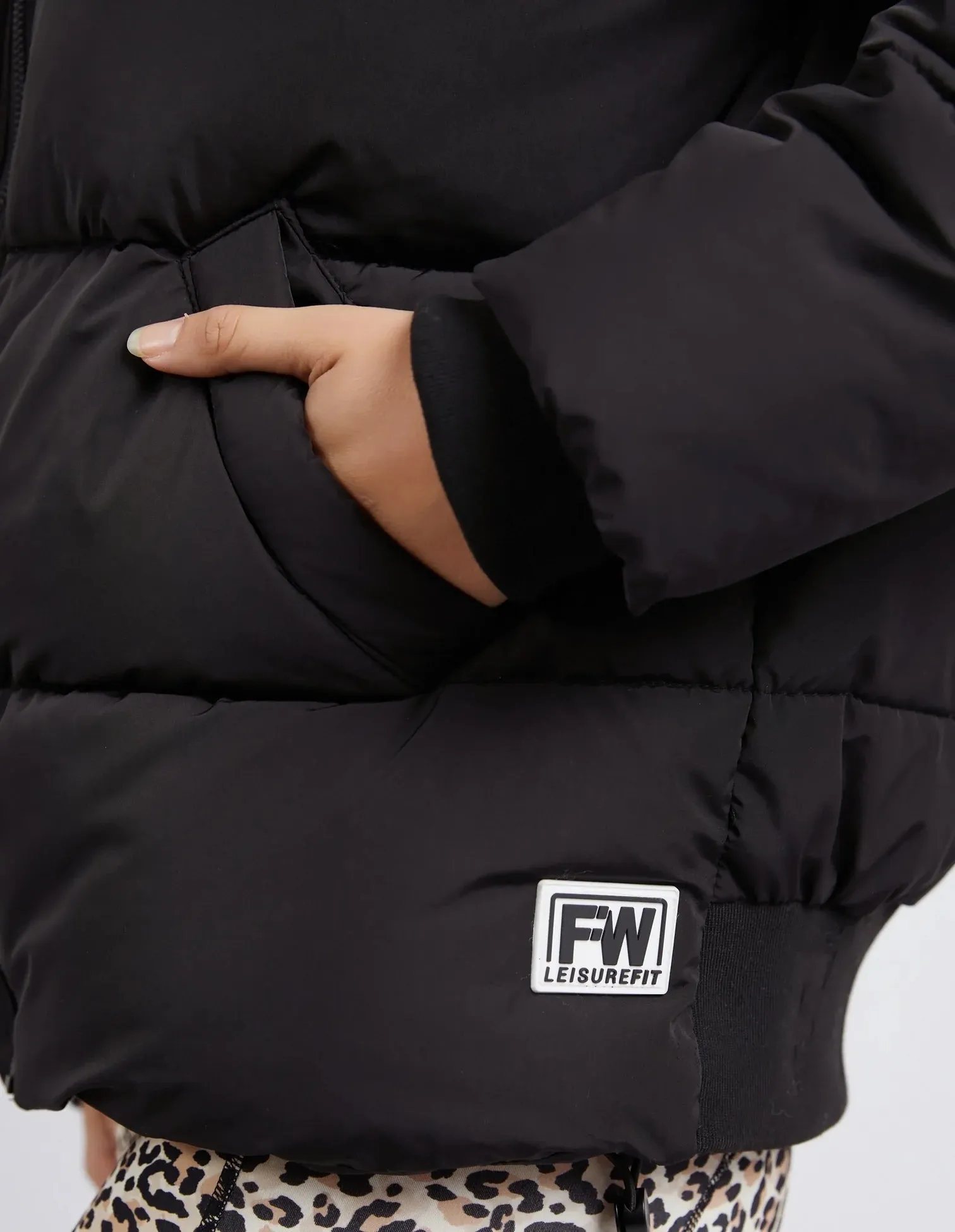 Foxwood Sporty Puffa - Black