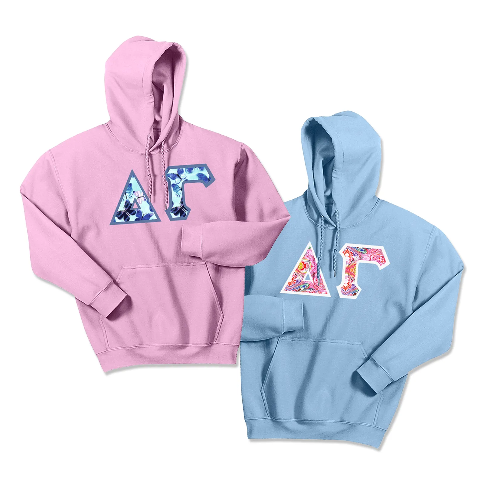 Greek Letter Hooded Sweatshirt, 2-Pack Bundle Deal - TWILL