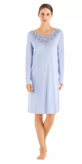 HANRO Aurelia Long Sleeve Long Gown