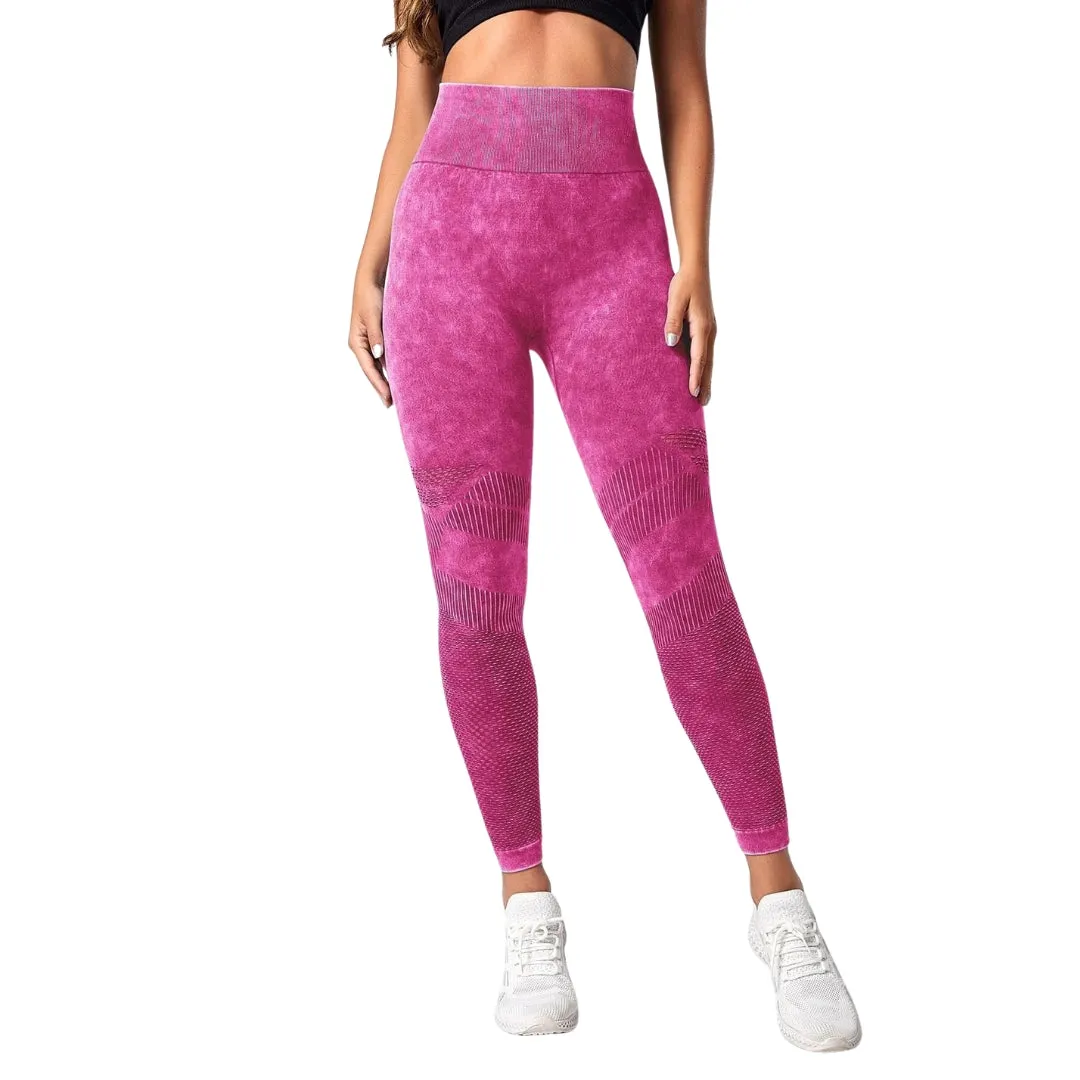 Hazel Tie Dye Seamless Leggings