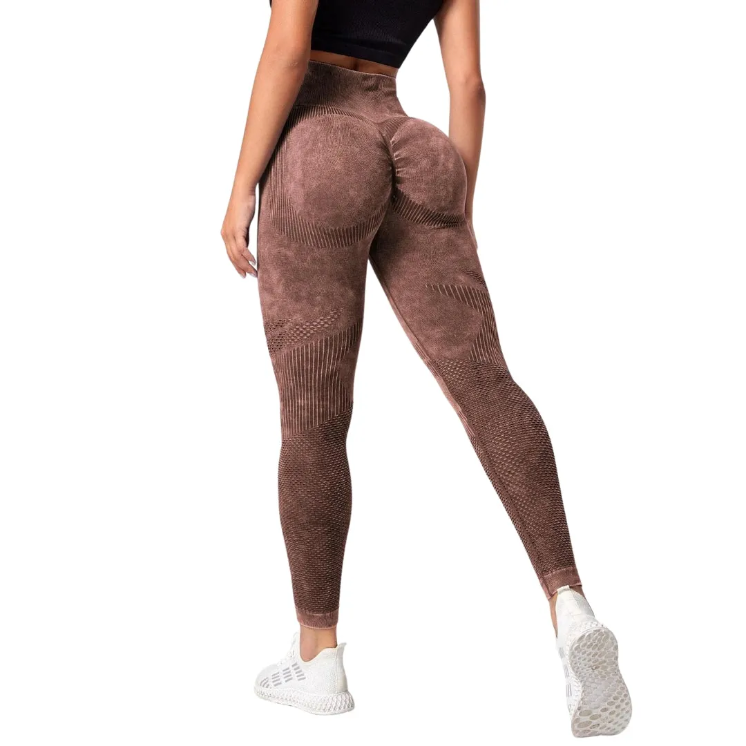 Hazel Tie Dye Seamless Leggings