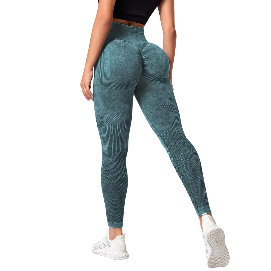 Hazel Tie Dye Seamless Leggings