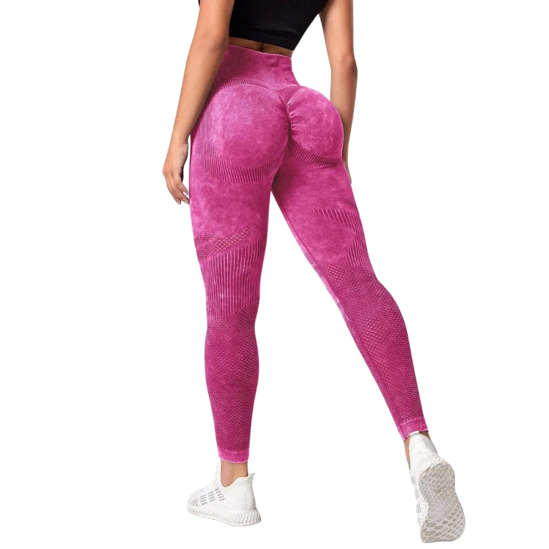 Hazel Tie Dye Seamless Leggings