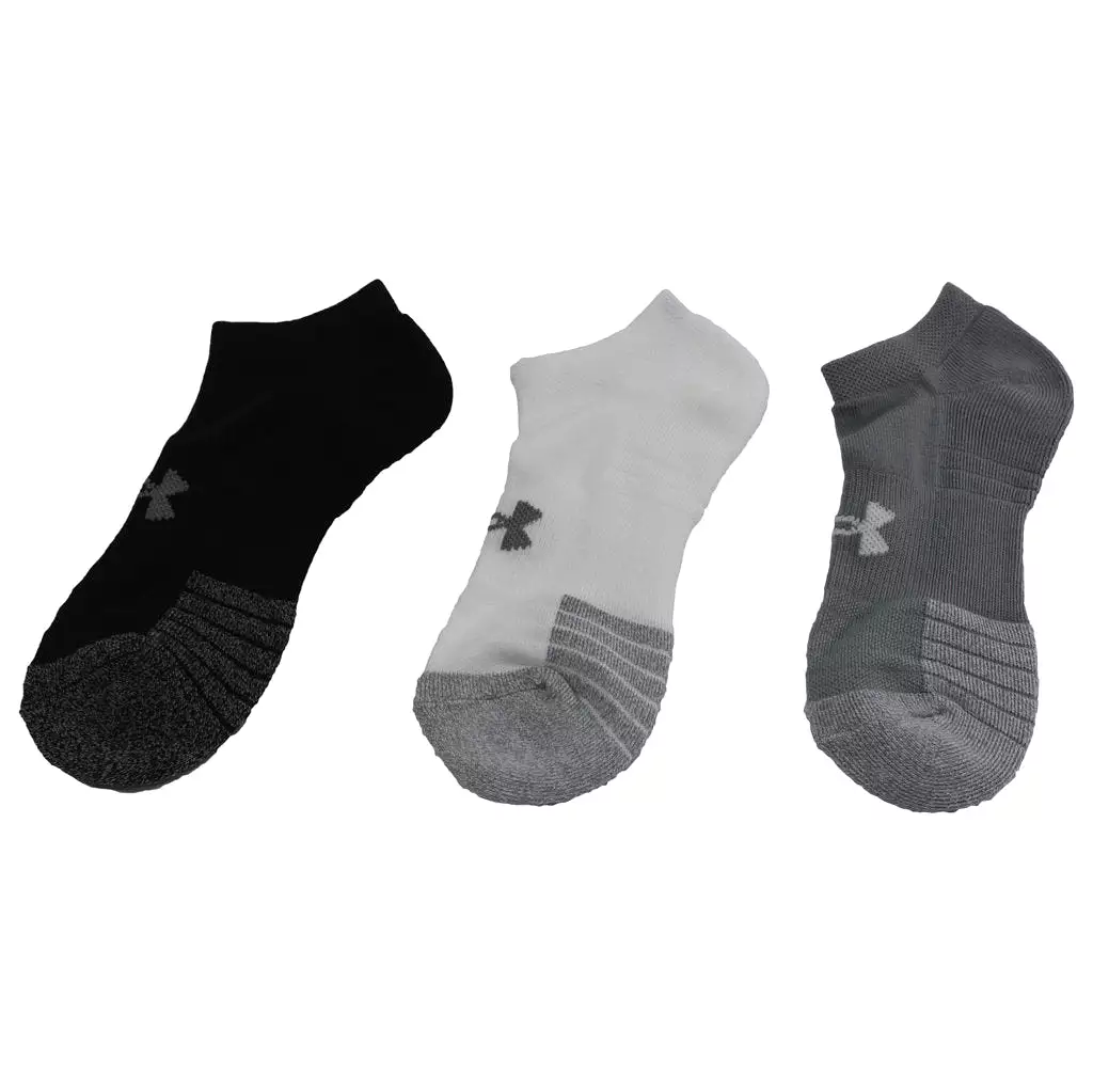 HeatGear No Show Cut 3 Pack Socks Unisex