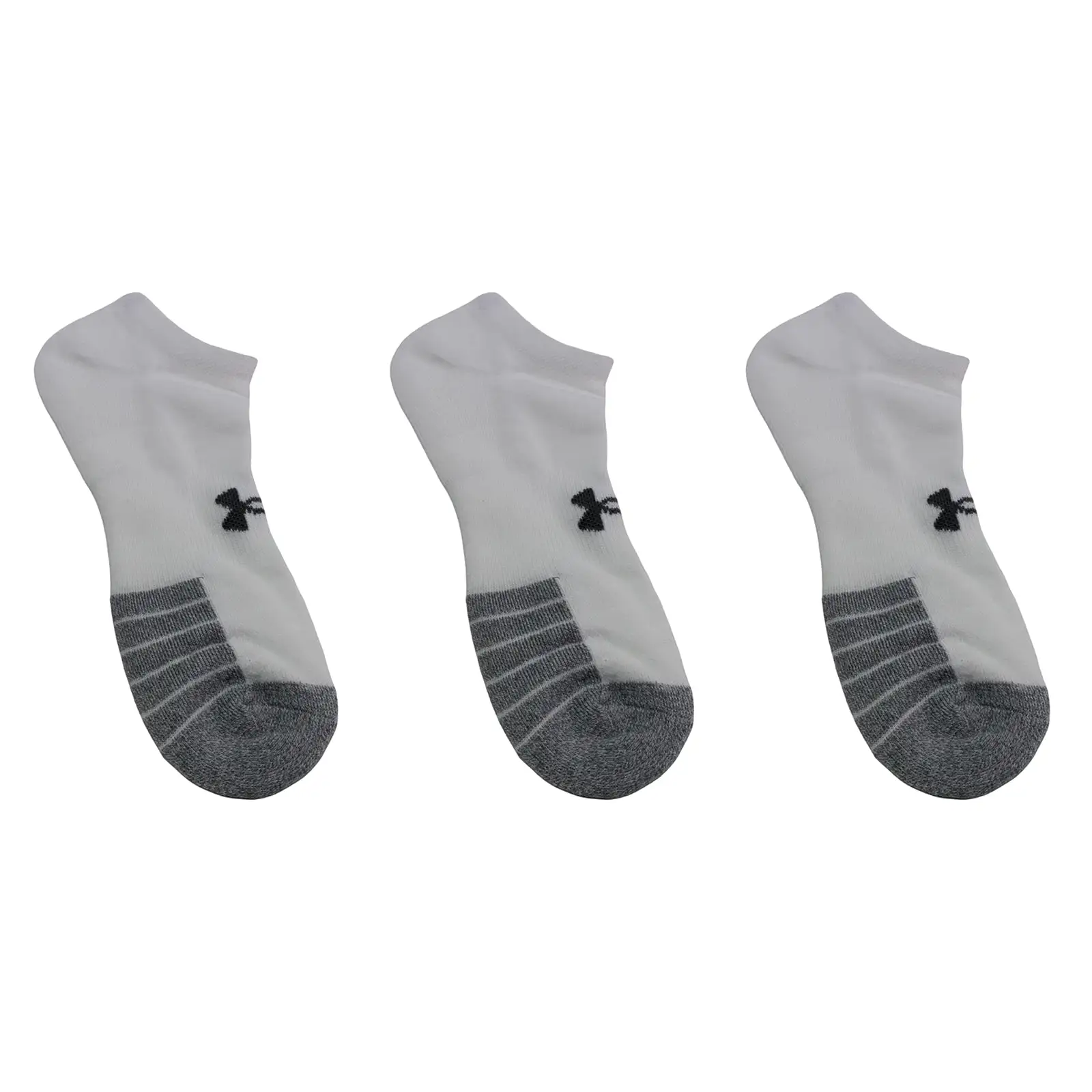 HeatGear No Show Cut 3 Pack Socks Unisex