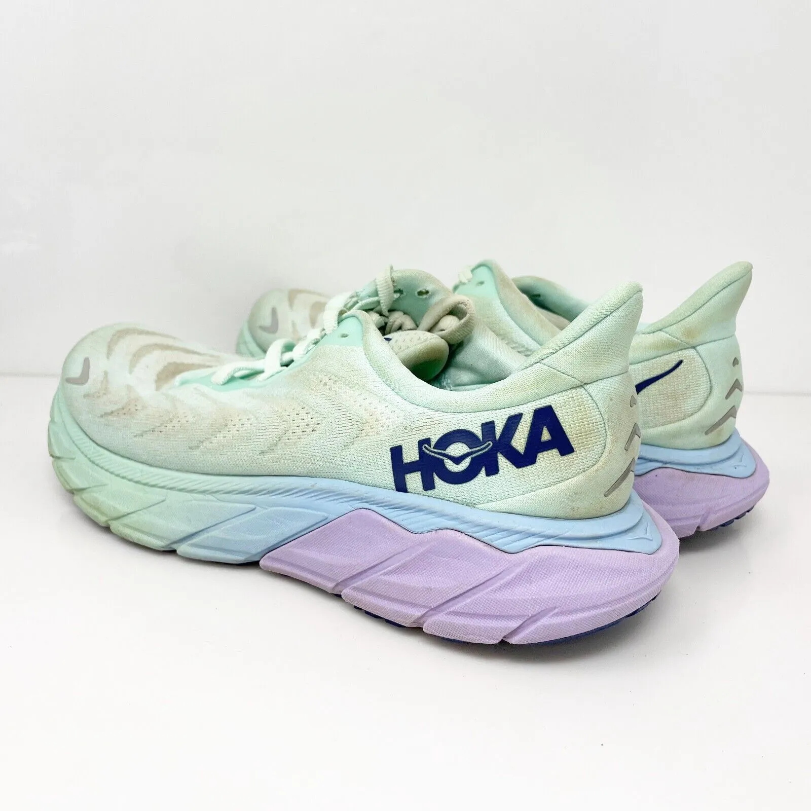 Hoka One One Womens Arahi 6 1123195 SOLM Blue Running Shoes Sneakers Size 8 B