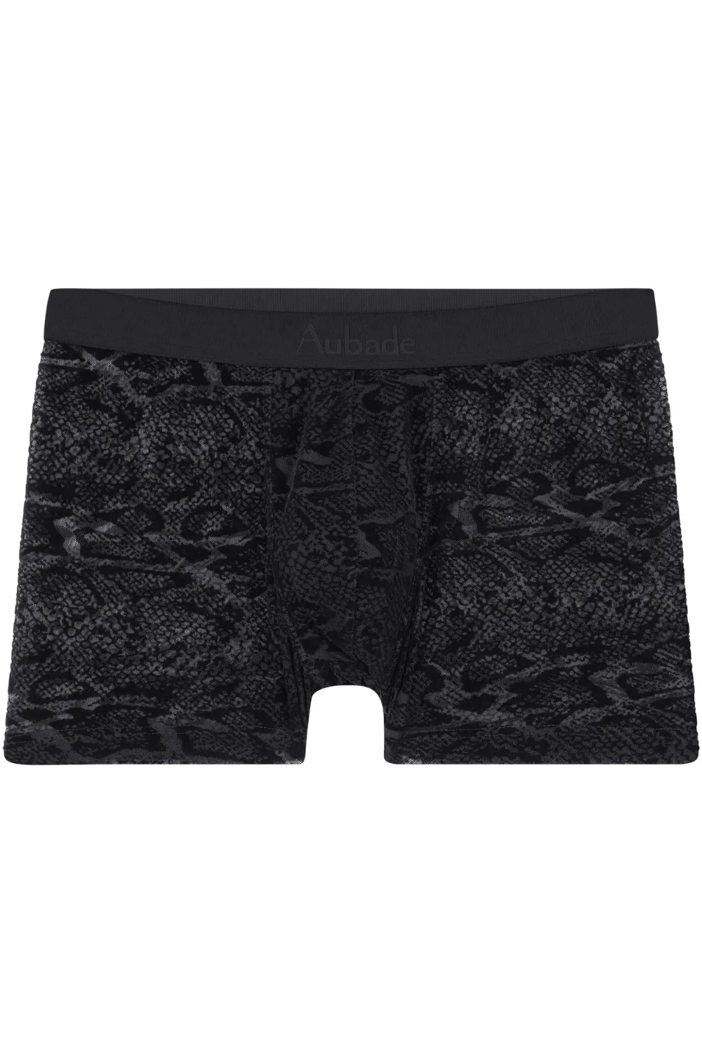 Homme Men's Black Python Boxer