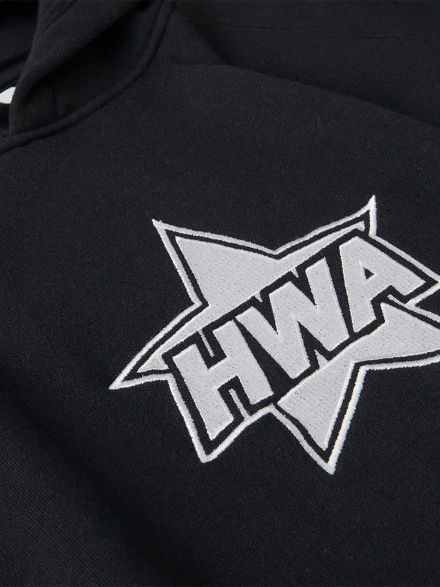 Human With Attitude Star Hoody - Black