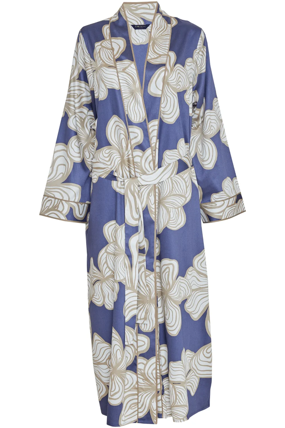 Hyde Park Floral Print Long Dressing Gown