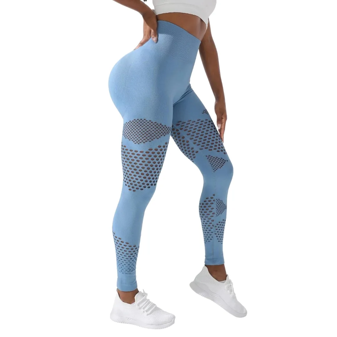 Josephine Scrunch Hollow Out Leggings