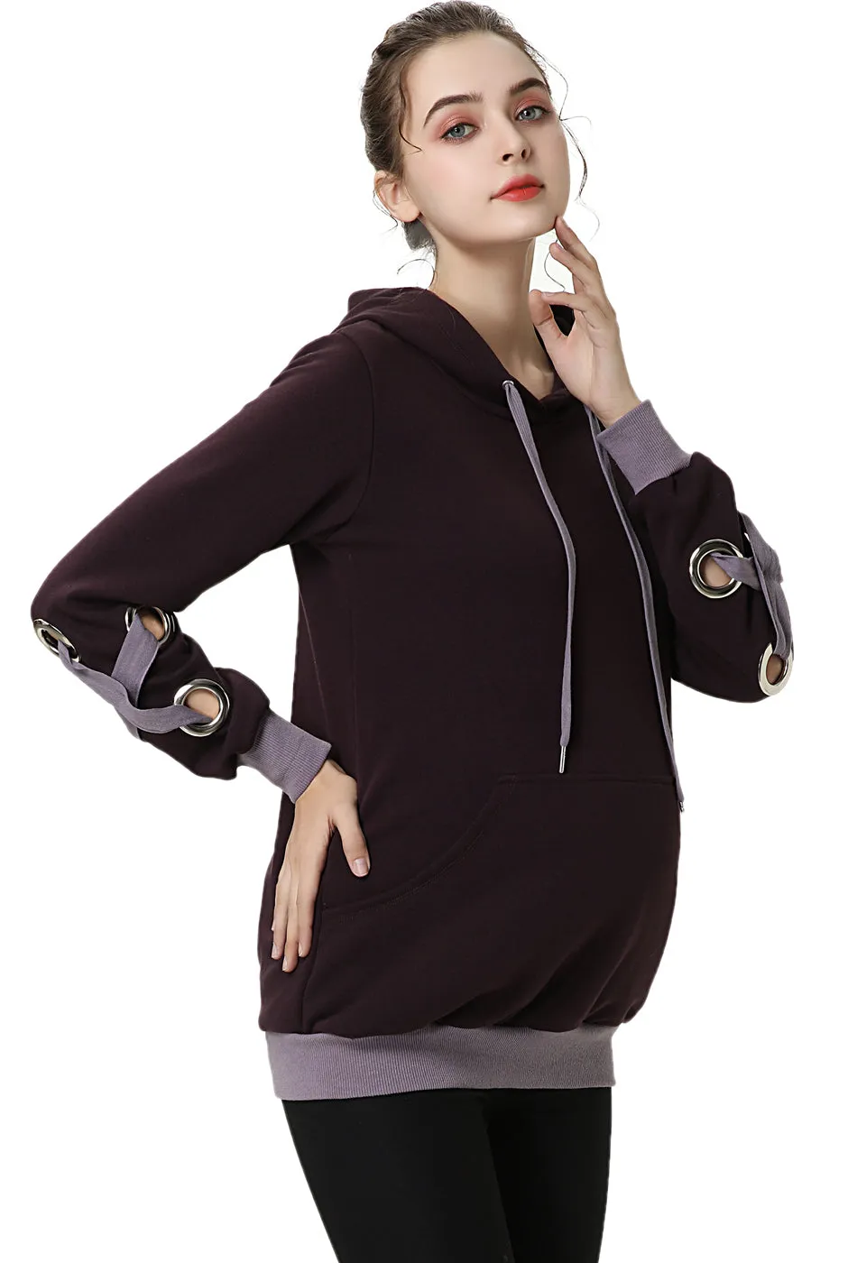 Kimi + Kai Maternity Cynthia Active Hoodie