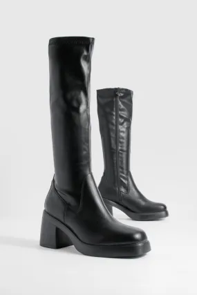 Knee High Platform Boots