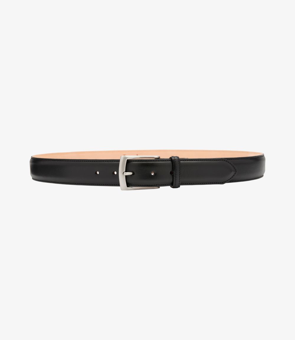 Loake Henry Men's Leather Belt - Black