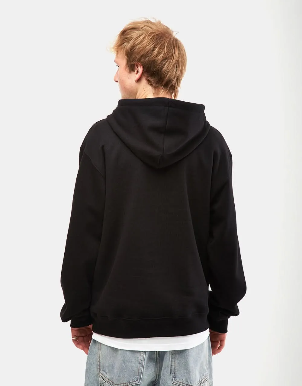 Lurpiv Orbit Logo Pullover Hoodie - Black