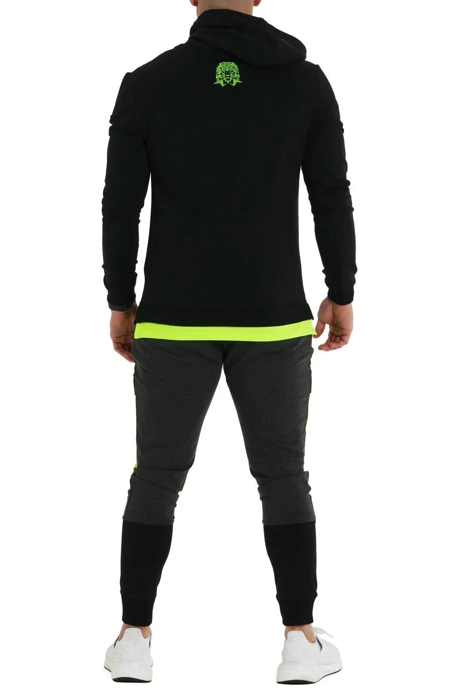 Maceoo hoodie greenband black