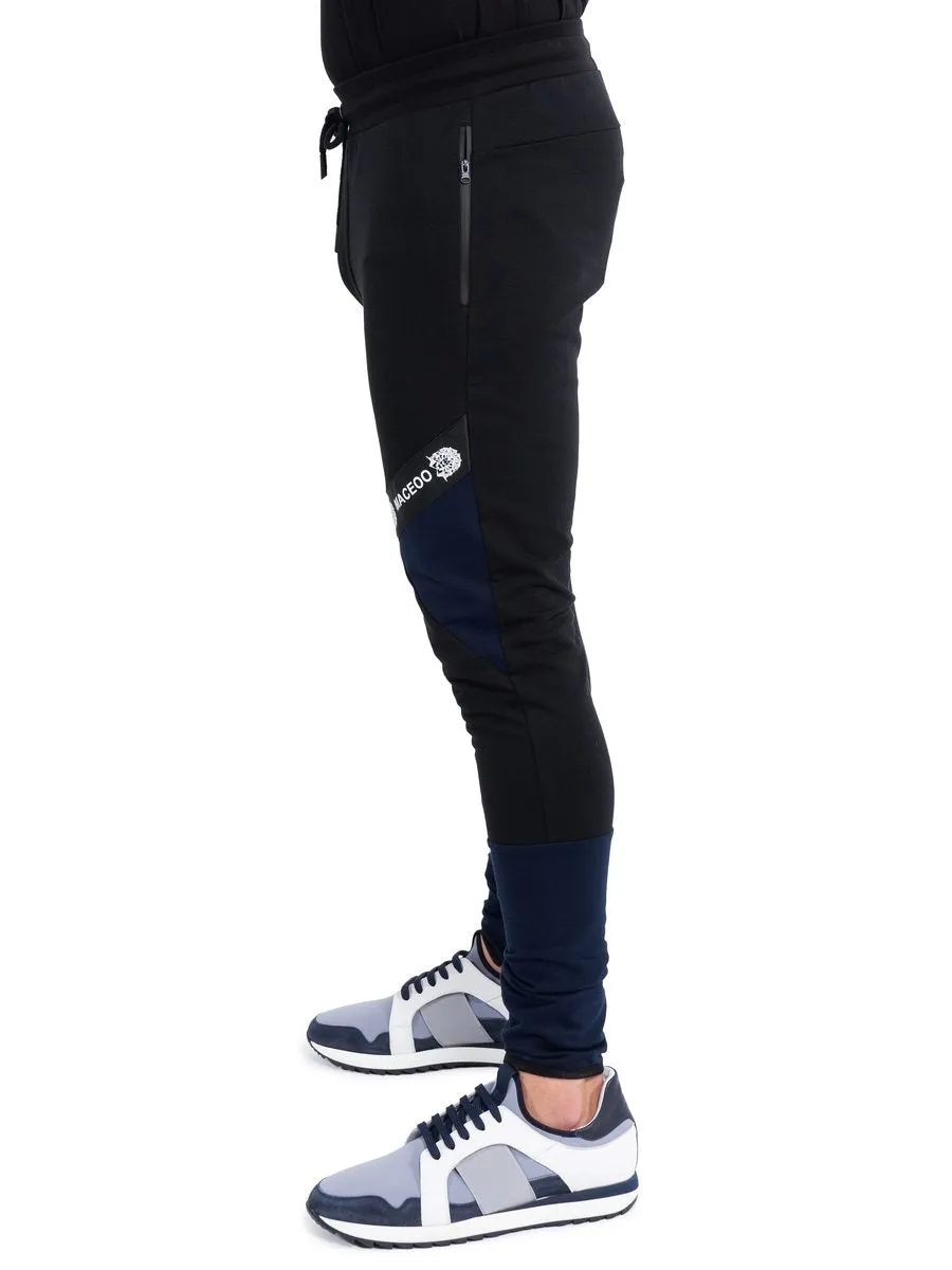 Maceoo jogger bluetrim black