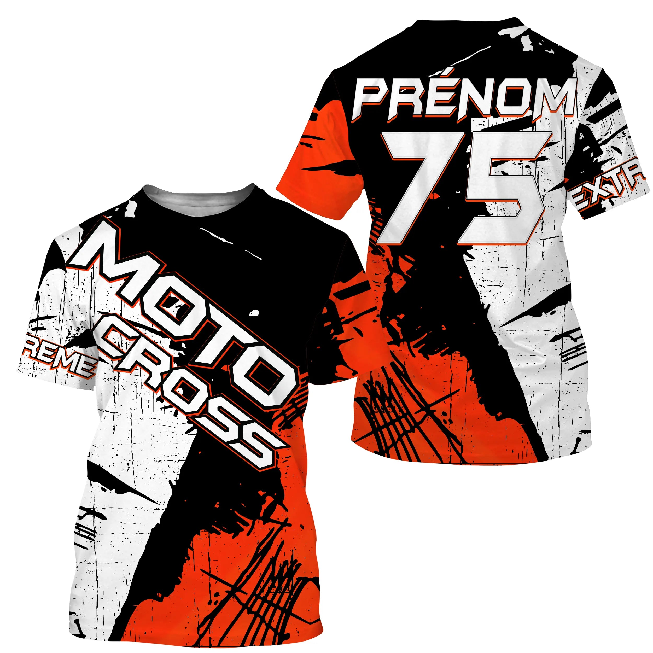 Maillot Cross Dirt Bike Personnalisé Rouge, Cadeau Pilote Moto Cross, Courses Tout-Terrain - MZ29122208