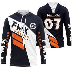 Maillot Cross Protection UV, Cadeau Personnalisé Pilote FMX, T-shirt Moto Passion - CT20122236