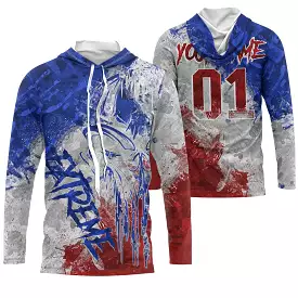 Maillot Cross Protection UV, Cadeau Personnalisé Pilote MX France, Moto Tout-Terrain Passion - CT22122205