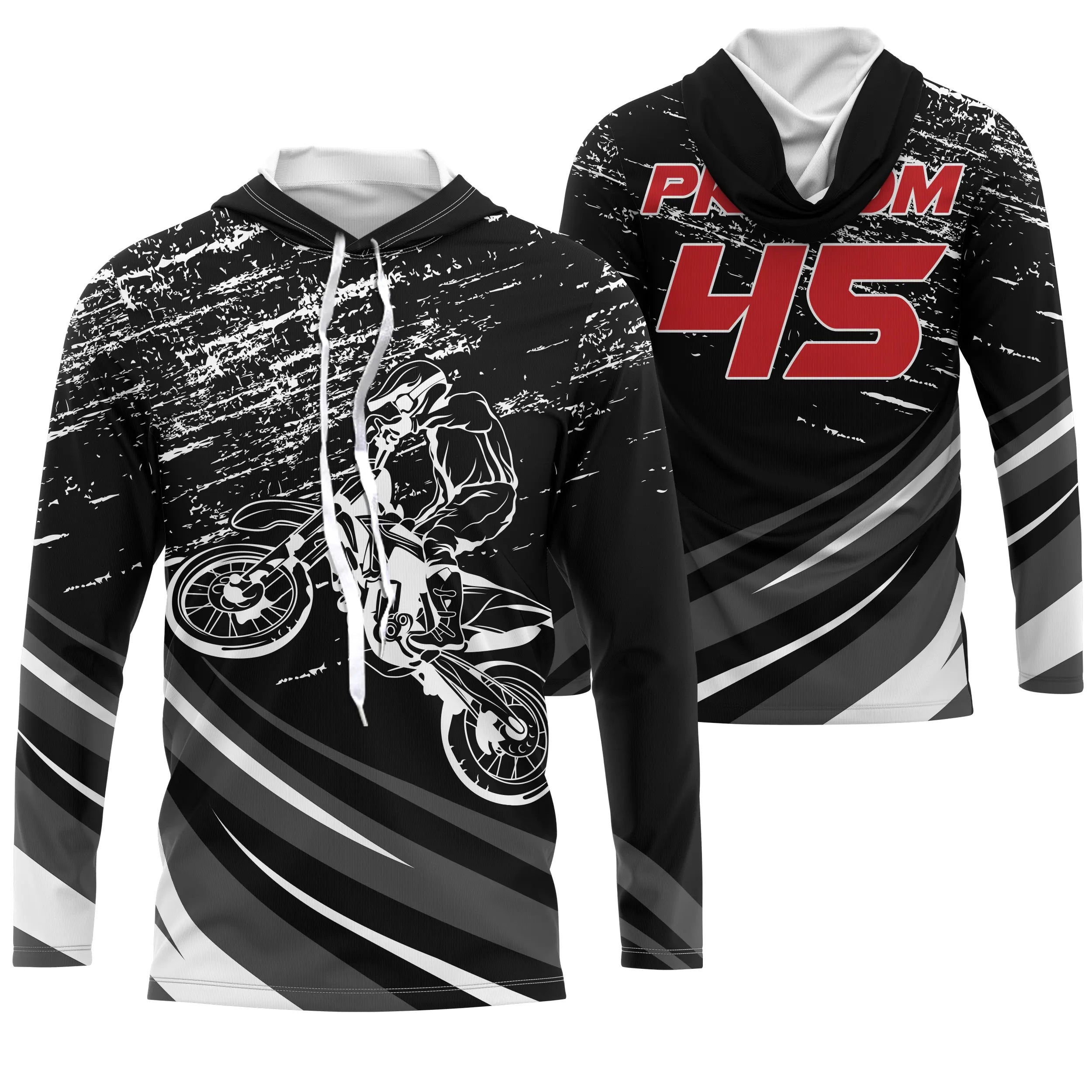 Maillot Cross UPF Personnalisé, MX Tout-Terrain, Dirt Bike, Cadeau Original Fan De Moto - CT17122241