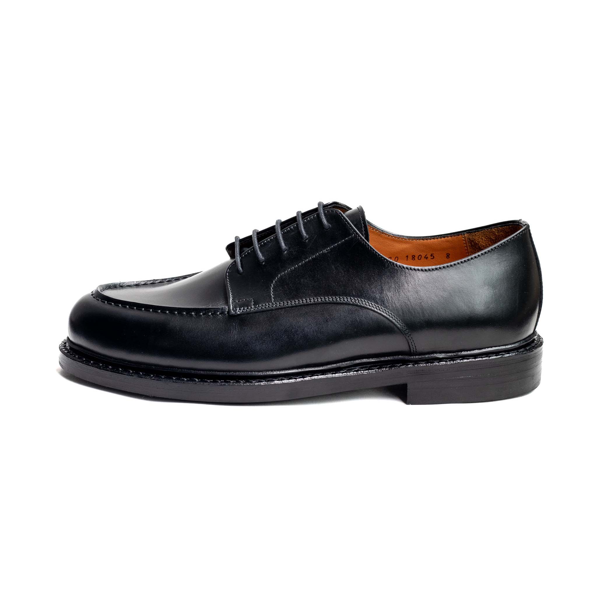 Men's U-Tip Derby / Black Calf 99030