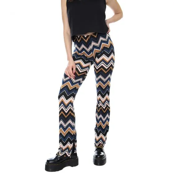 Motel Rocks Womens Kyla Pants Brown / Multicolor Pants 