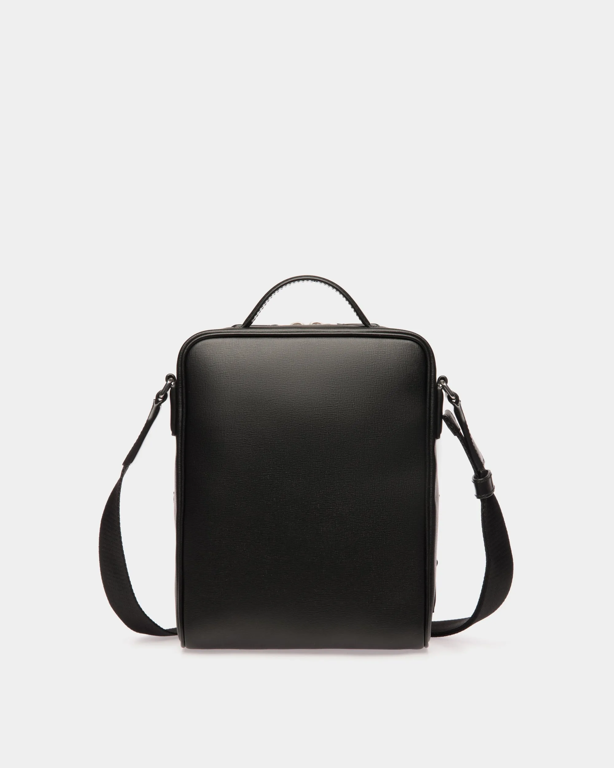 Mythos Crossbody Bag In Black Recycled Leather