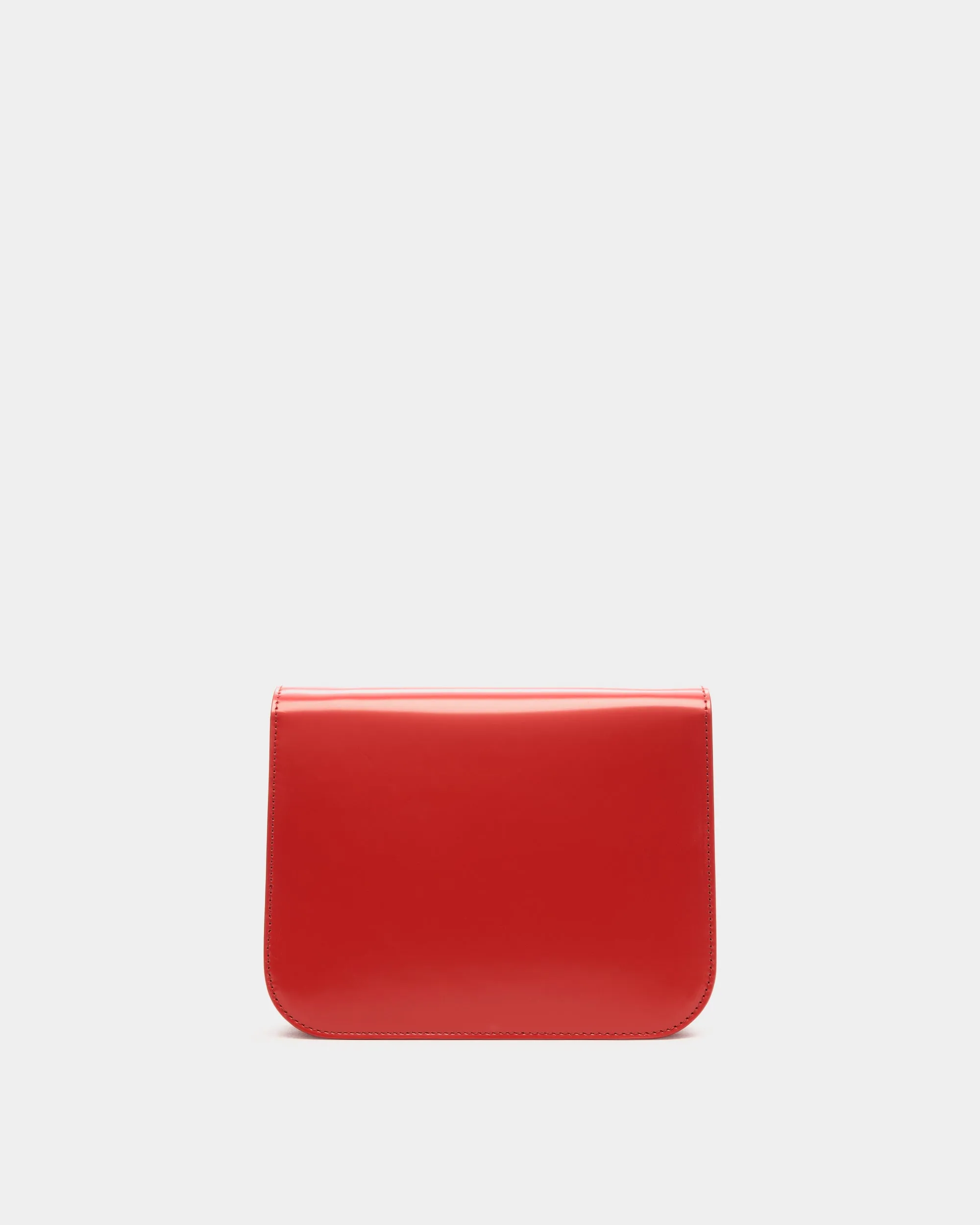 Ollam Crossbody Bag in Red Leather